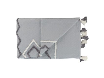 Покрывало Tkano Ethnic с этническим орнаментом 180х250