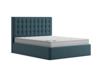 Кровать Lonax Аврора велюр Dolly-17 (с основанием) 140х200