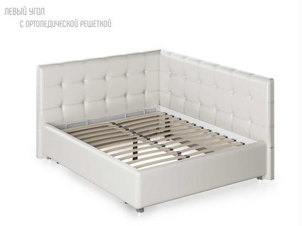 Кровать Nuvola Sabina угловая Velutto 14