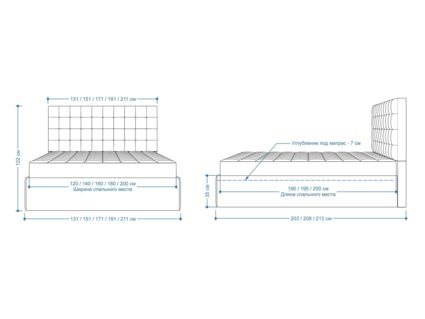 Кровать Lonax Аврора велюр Dolly-17 (с основанием) 140х200