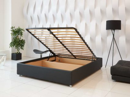 Кровать Димакс Риос Нуар с подъемным механизмом 200х200