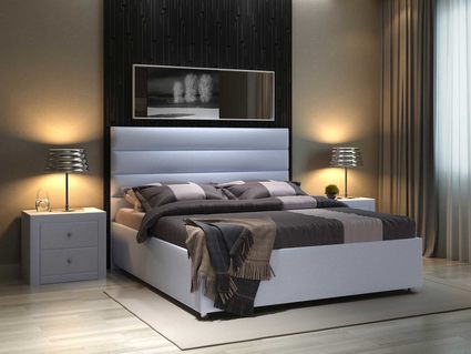 Кровать Sleeptek Premier 4 Рогожка Romeo (с подъемным механизмом) 120х200