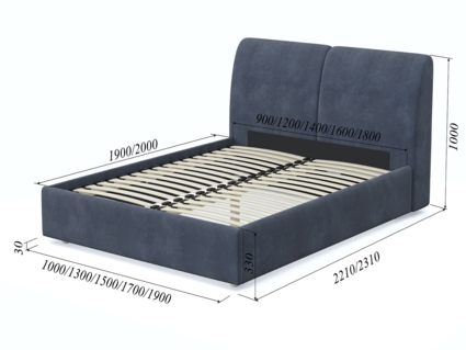 Кровать Арско Бекка Микрошеннил Frida 08 120х200