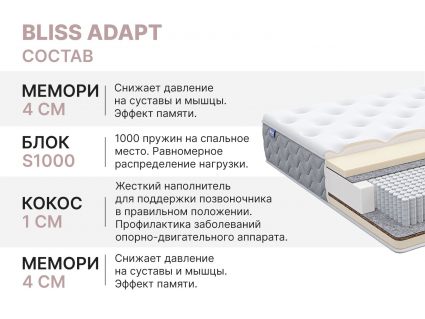 Матрас Димакс Bliss Adapt 140х190