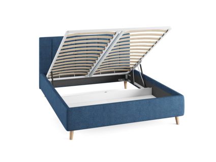 Кровать Сонум Alma Кашемир Серый (с подъемным механизмом) 160х200