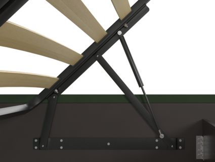 Кровать Lonax Милана велюр Dolly-3 (с подъемным механизмом) 120х200