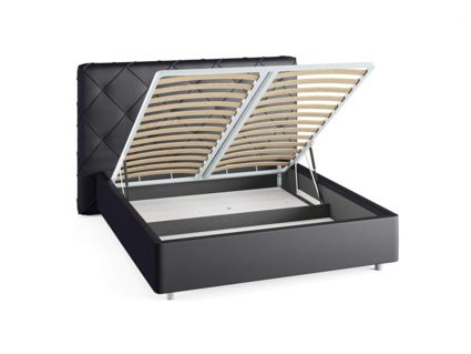 Кровать Сонум Manhattan Рогожка Мокко (с подъемным механизмом) 120х190