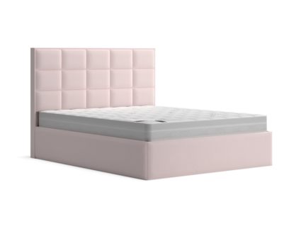 Кровать Lonax Адель велюр Dolly-17 (с основанием) 200х200