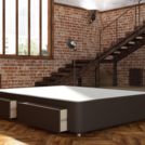 Кровать Mr.Mattress Site Box экокожа Brown 120х200