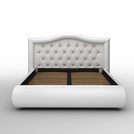 Кровать Sleeptek Premier 6 Экокожа White 180х190