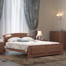 Кровать DreamLine Афродита 1 бук Орех 200х190