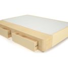 Кровать Mr.Mattress Site Box экокожа Beige 160х200